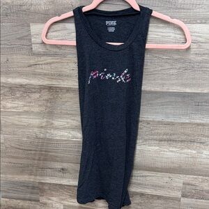 PINK Victoria's Secret Charcoal Gray Top
